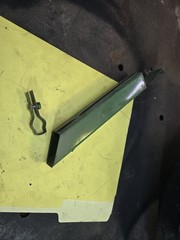 John deere 71 ,AB 17931 planter Seed Tube Spout W/ Clamp B28961 New Old Stock