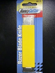 1 each Pacific Handy Cutter Metal Handy Cutter with blade CHC-16 yellow