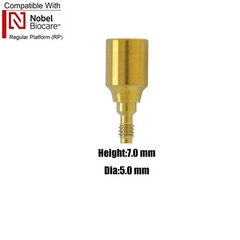 US Nobel Active Dental Regular Platform RP Healing Abutments & Cap Closure Screw