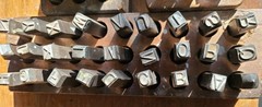 1/4″ & 3/8″ 71pc. Letter & Number Stamp Punch Sets Alloy Steel Metal