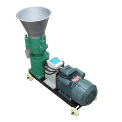 2mm Animal Feed Pellet Mill Machine Poultry Livestock 200kg/h 3 Rollers 220V