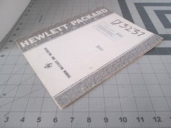Hewlett Packard, Model 500B/C, Electronic Frequency Meter, Operating Manual, Use