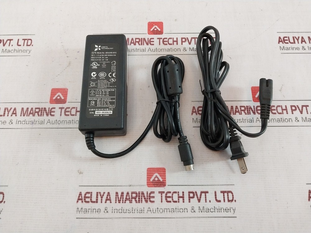Ximeta Technology UEA325D-0512 Power Supply AC Adapter AC100-240V 50/60HZ 0.8A