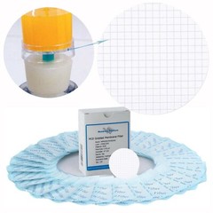 6000pcs 2mL Autosampler Vials 9-425 Caps MCE Membrane Filter 47mm 0.45um Gridded