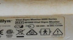 WELCH ALLYN CONNEX VSM 6000 VITAL SIGNS MONITOR 64NTXX W/NIBP|PULSE|SpO2|TEMP