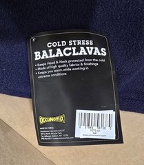 OccuNomix 1070-01 Heavyweight 3 in 1 Fleece Balaclava Navy