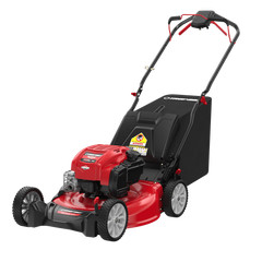 Troy-Bilt Gas Lawn Mower, 21-Inch Steel Deck, 163cc Briggs & Stratton Engine,