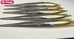 lot of 5 HU FRIEDY Castroviejo straight Needle Holder 7″ 18cm NH5024