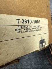 Johnson Controls T-3610-1001 Thermostat Low Limit Direct Acting Setpoint 57F 8′