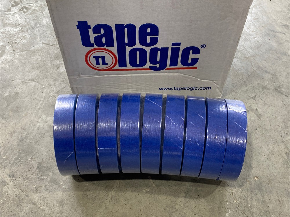 TAPE LOGIC T9353000 Painter’s Tape,1″x60 yds.,Blue , Pack Of 9 Rolls ￼￼new