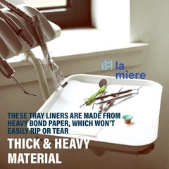 LA MIERE 1000P Disposable Tray Liners, Dental Tray Covers for Size B, Medical…