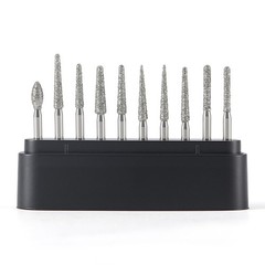 AZDENT Dental Diamond Zirconia Cutting Bur Kit Friction Grip 1.6mm for cutting