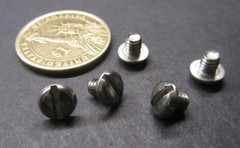18-8 Stainless Steel Pan Head Slotted Machine Screw 8-32 x 3/16″, 300 pcs