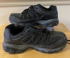 Skechers Men’s Cankton Steel Toe Work Shoes Memory Foam Insole Lace Up Size 8