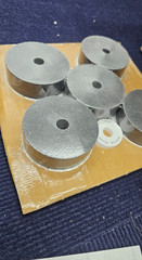 (QTY 5) NORTON 66243529166 3″ x 1″ x 1/2″ Grinding Wheel 60 Grit Silicon Carbide