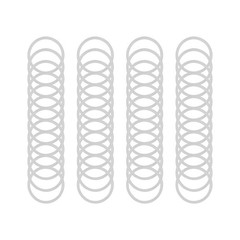 M1012MM Steel Shim Washer Set 48 PCS 0.1/0.2/0.3/0.5mm Precision Spacers