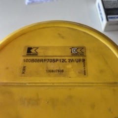 Kennametal 4” Dia Indexable Facemill # 100B08RP70SP12C2WUFP w/ 9 inserts