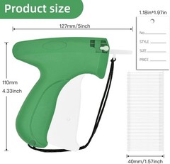 2006 Pieces Tagging Gun Kit for Clothing with 400 Price Tags Including Tag Gun