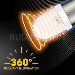 10pcs Miniature Bayonet 9mm BA9S LED Bulb BA9 Indicator Pilot Light 120V White