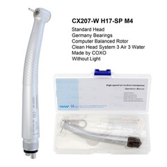 COXO Dental High Speed Handpiece 4 Hole 3 Water Spray Quick Coupling CX207-W H17