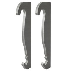 2pcs Steel Quick Attach Bracket 1-1/2″ For Cat Fusion Coupler Loader mounts