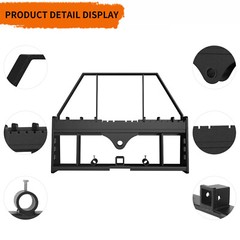 45″ 2500LBS Capcity Pallet Fork Frame Attachment for Kubota Bobcat Skid Steer US