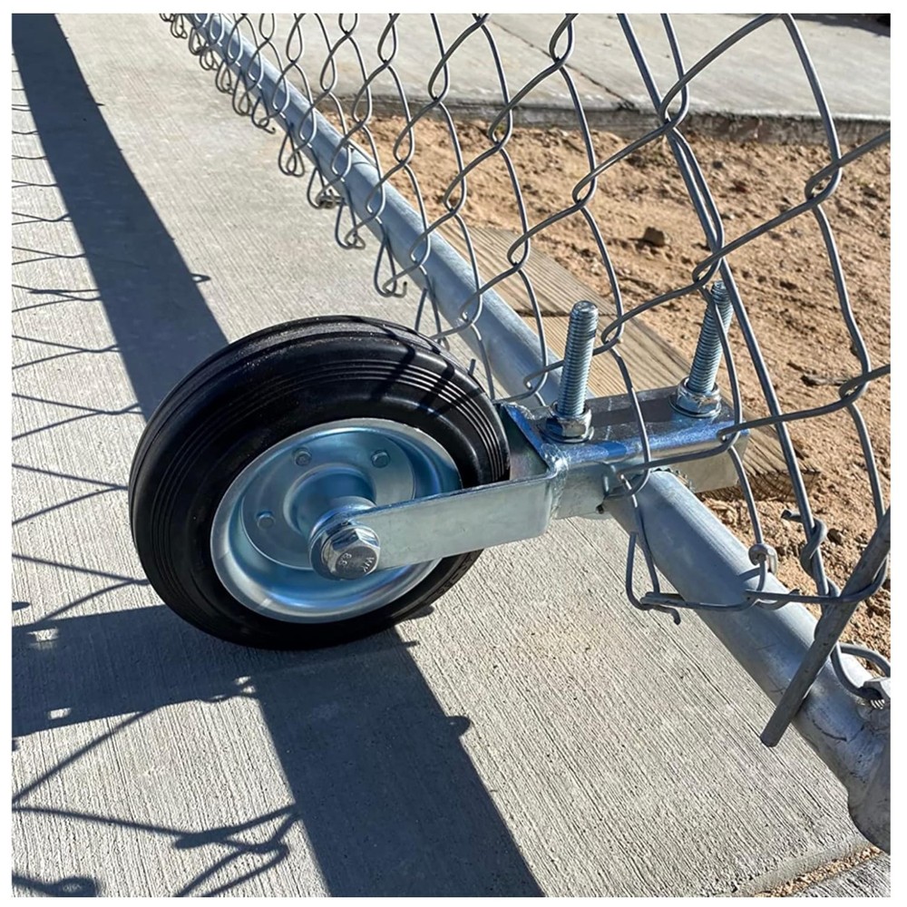 Galvanized Steel Gate Wheel – 500lbs Capacity, Easy Installation Support Wheel