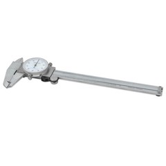 6″ Dial Caliper, 0.001″ Resolution with Slide Lock, Shock Proof, Includes Case