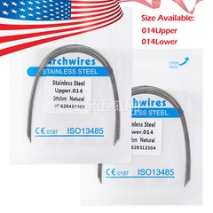 Dental Ortho Stainless Steel/NIti Super Elastic Arch Wires Round Ovoid Natural