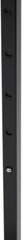 Single Costumer Clothing Display Stand Black Valet 72″ Garment Rack Adjustable