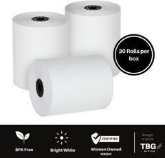 3 1/8” x 230′ Thermal Paper Rolls – BPA FREE – – Receipt paper rolls – Point…