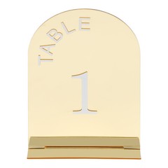 20 Pcs Wedding Table Numbers Mirror Acrylic Table Number Table Sign Numbers