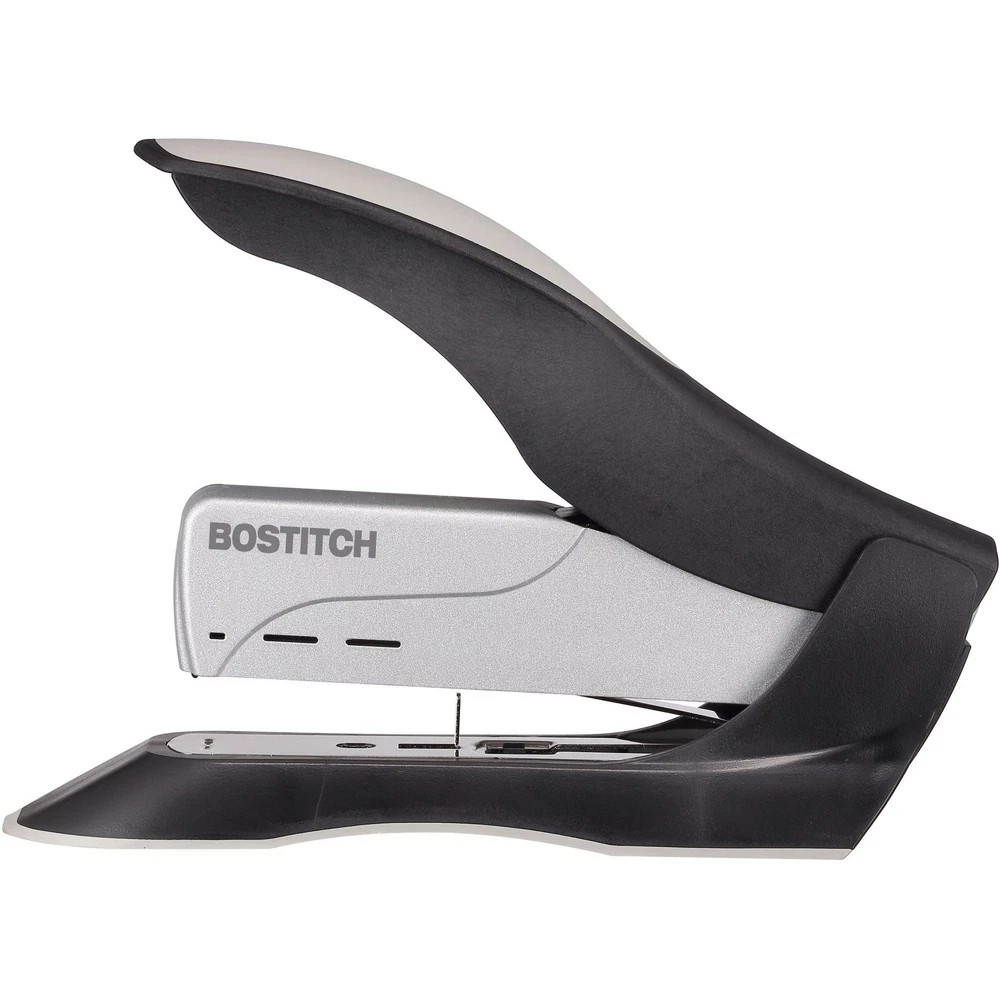 Bostitch inHANCE+100 Heavy Duty Stapler, 100 Sheets, Two-Finger, Spring-Powered