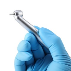 10X Dental 45Degree Push Button High Speed Handpiece Single Water Spray 2Holes
