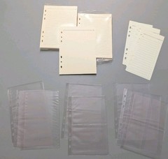 Vtg 1990s-2000s Authentic Louis Vuitton GM Agenda Refill Pages & Plastic Pockets