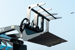 Mini Skid Steer Heavy Duty Grapple Bucket Solid Bottom– Fits TYPHON STOMP X1300