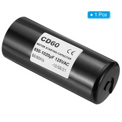 Motor Start Capacitor 850-1020uF/Mfd 125V 50/60Hz CD60 Run Capacitor Motor