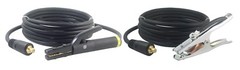 350 Amp Welding Leads Set Dinse 35-70 Connector 1/0 cable (15 FEET EACH LEAD)