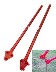 Lot 2 Manual 36″ Rebar Bender Bending 16mm #5 Grade 60 (5/8″ Dia.) Rebar Rod