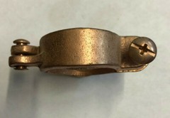 Clamp on Clevis Bracket – 1 inch – Copper Plated – Open Box – New Old Stock