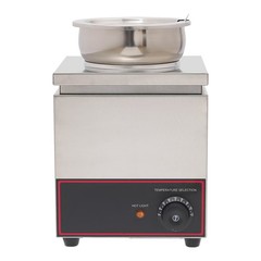 150W Electric Cheese Sauce Warmer Dispenser Stainless Steel Hot Fudge Heater