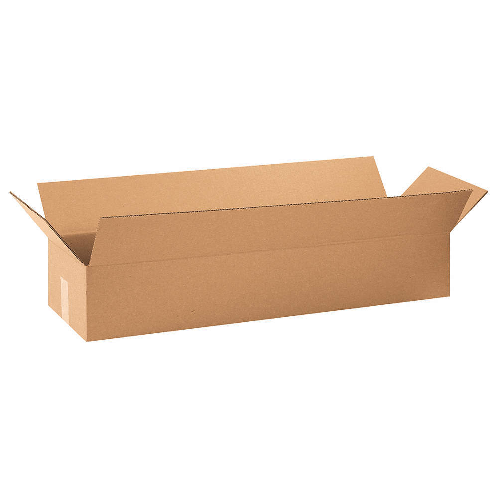GRAINGER APPROVED 493T61 Shipping Box,Long,Single Wall,32 ECT PK 10