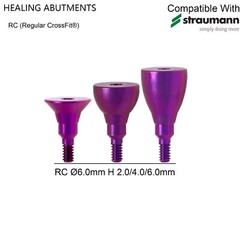 Dental Healing Abutment Caps Screw RC Fits ITI Straumann Ø4.5/5/6.0/6.5