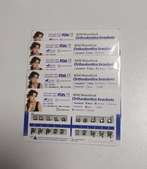 50 Sets Dental Orthodontic Metal Brackets MIM Monoblock Mini Roth 018 345 hooks