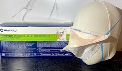 Halyard Fluidsheild N95 Surgical Face Masks- ASTM Level 3, Regular size 35ct.