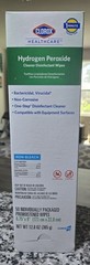 Clorox Hydrogen Peroxide Disinfectant Individual Wipes Box 50 Wipes Exp 2023