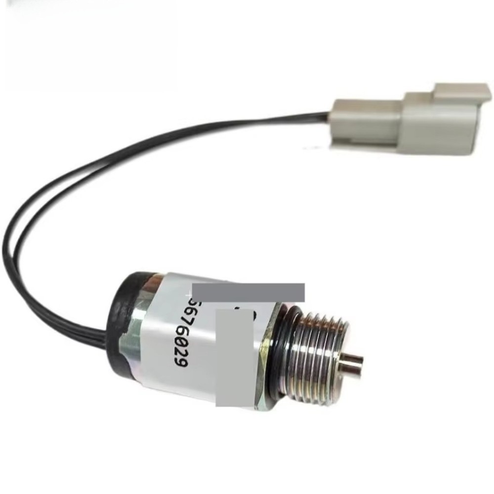WAACGUFOC-2 12V Stop Solenoid Valve for Excavator Replacement Spare Parts