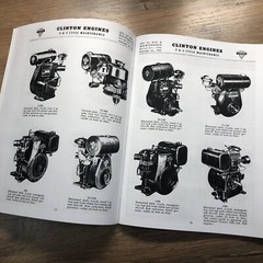 Clinton Gem Panther Long Life Red Horse Engine Service Overhaul Operators Manual