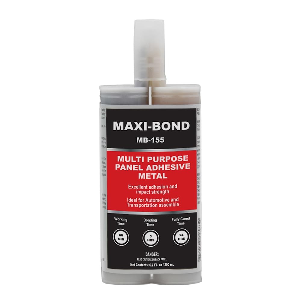 Maxi-Bond Multi-Purpose Panel Adhesive Metal, Two Part Epoxy Adhesive,