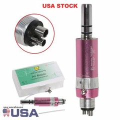 NSK Style Dental E-type 4H Air Motor 4Holes Low Speed Handpiece Pink-Color